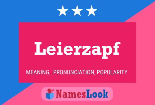 ملصق اسم Leierzapf