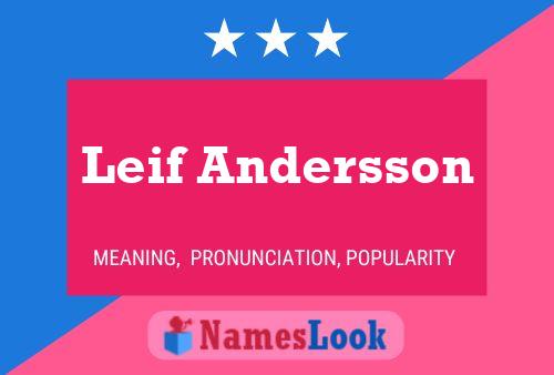 ملصق اسم Leif Andersson