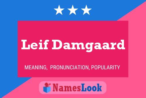 ملصق اسم Leif Damgaard