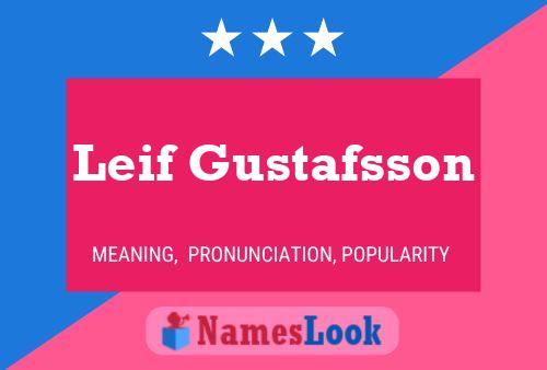 ملصق اسم Leif Gustafsson