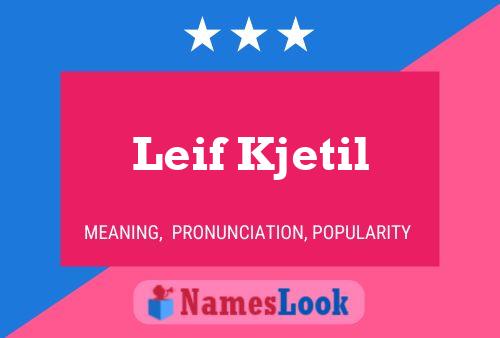 ملصق اسم Leif Kjetil