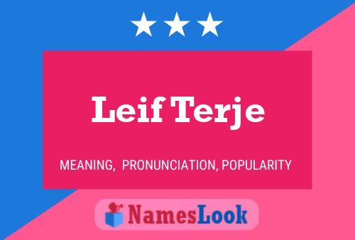 ملصق اسم Leif Terje