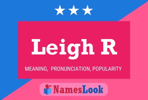 ملصق اسم Leigh R