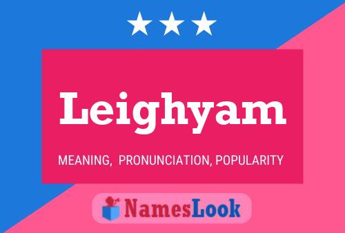 ملصق اسم Leighyam