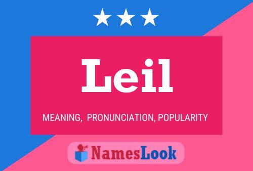 ملصق اسم Leil