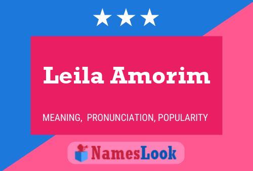 ملصق اسم Leila Amorim