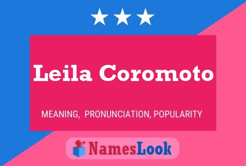 ملصق اسم Leila Coromoto