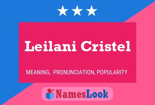 ملصق اسم Leilani Cristel