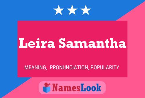 ملصق اسم Leira Samantha