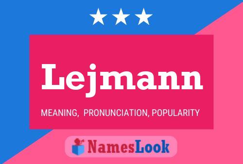 ملصق اسم Lejmann