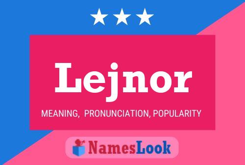 ملصق اسم Lejnor