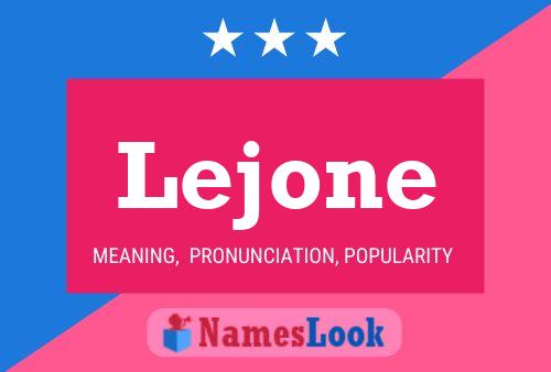 ملصق اسم Lejone