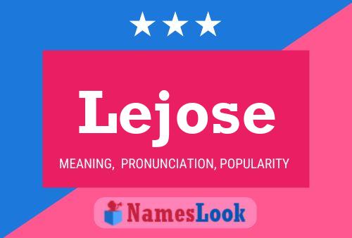 ملصق اسم Lejose