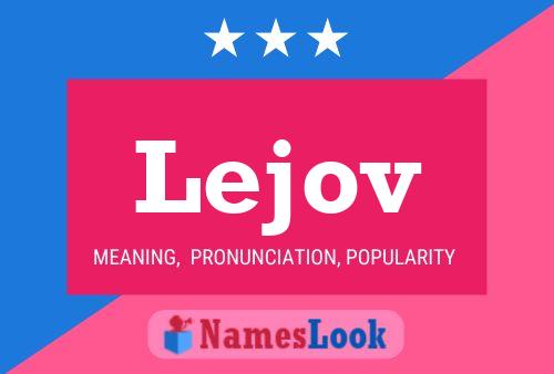 ملصق اسم Lejov