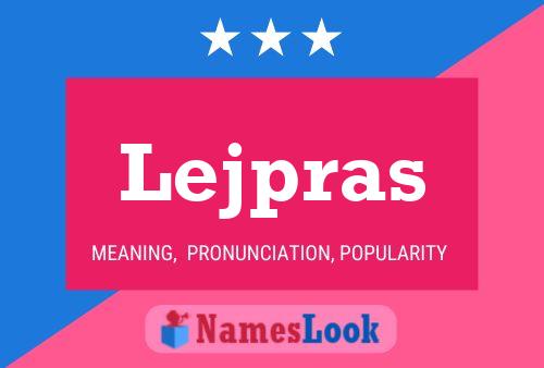 ملصق اسم Lejpras