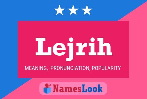 ملصق اسم Lejrih