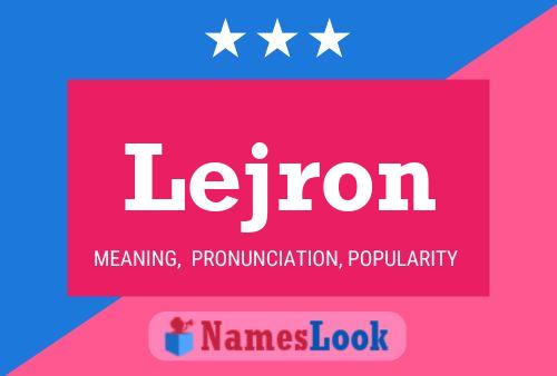 ملصق اسم Lejron