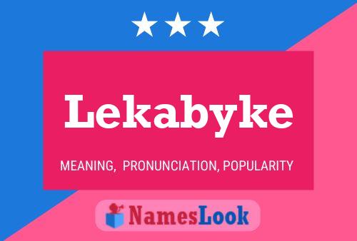 ملصق اسم Lekabyke