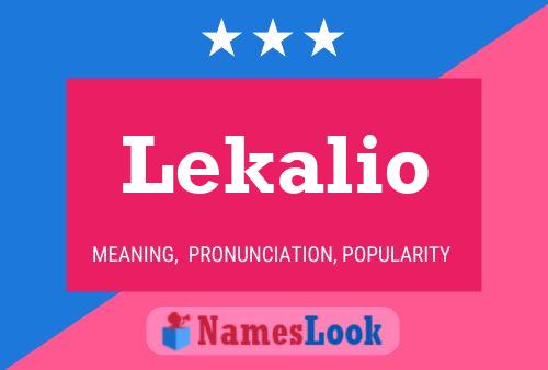 ملصق اسم Lekalio