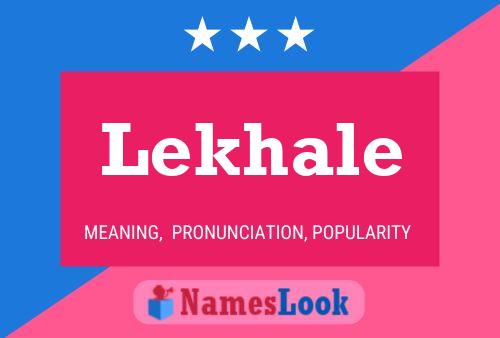 ملصق اسم Lekhale