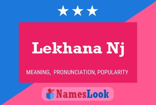 ملصق اسم Lekhana Nj