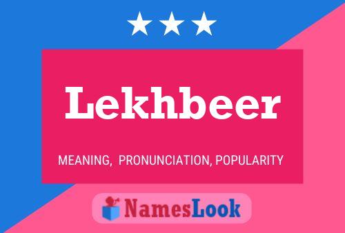 ملصق اسم Lekhbeer