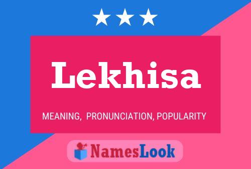 ملصق اسم Lekhisa