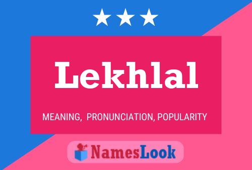 ملصق اسم Lekhlal