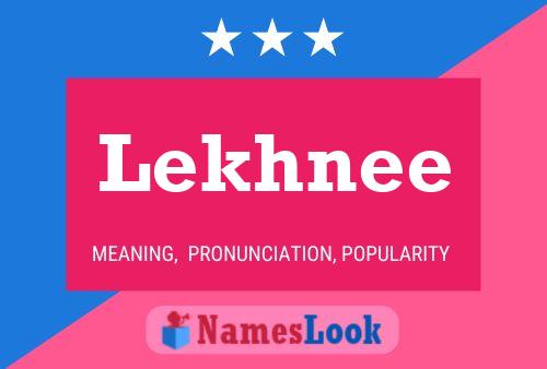 ملصق اسم Lekhnee