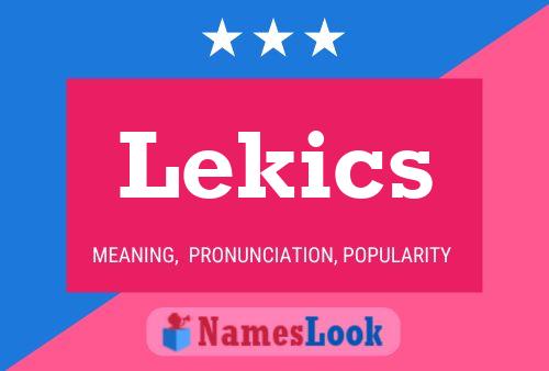 ملصق اسم Lekics