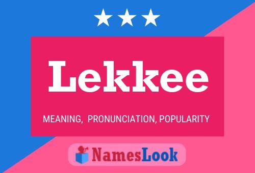 ملصق اسم Lekkee