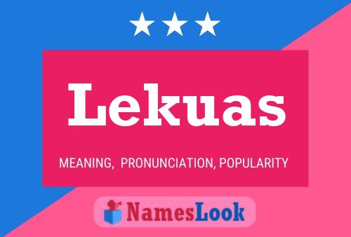 ملصق اسم Lekuas