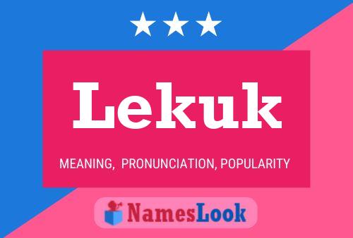 ملصق اسم Lekuk