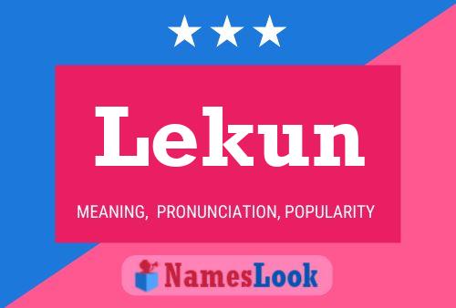 ملصق اسم Lekun