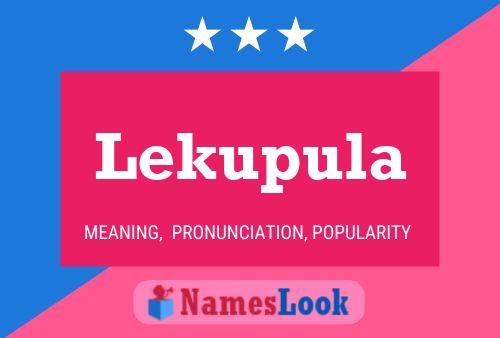 ملصق اسم Lekupula