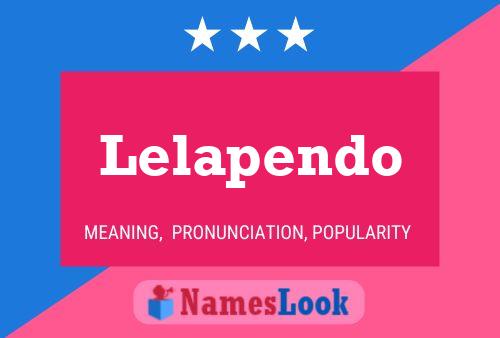 ملصق اسم Lelapendo