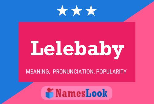 ملصق اسم Lelebaby