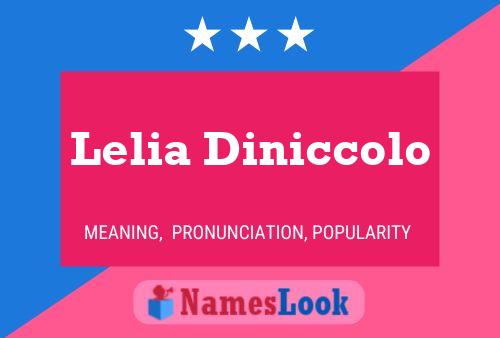 ملصق اسم Lelia Diniccolo