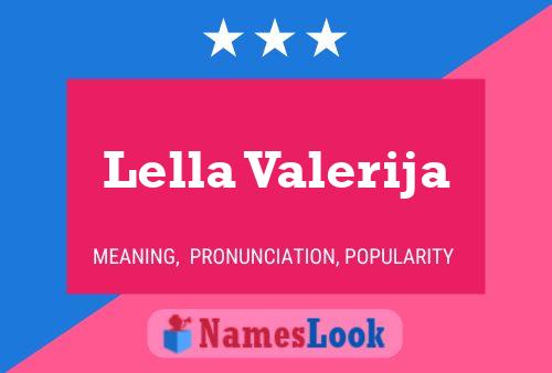 ملصق اسم Lella Valerija