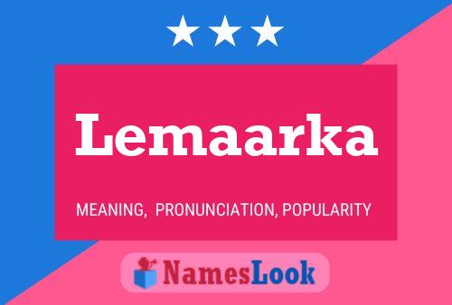 ملصق اسم Lemaarka