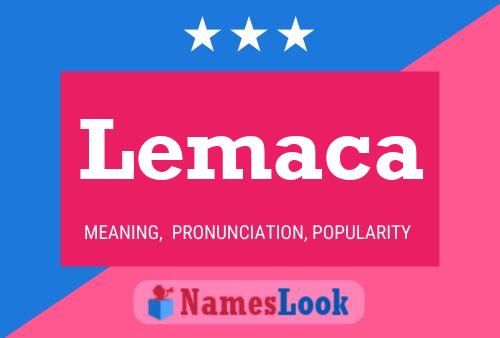 ملصق اسم Lemaca