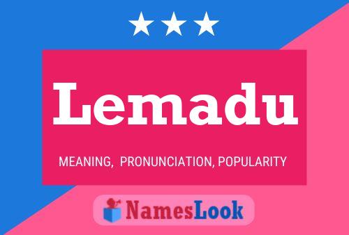 ملصق اسم Lemadu