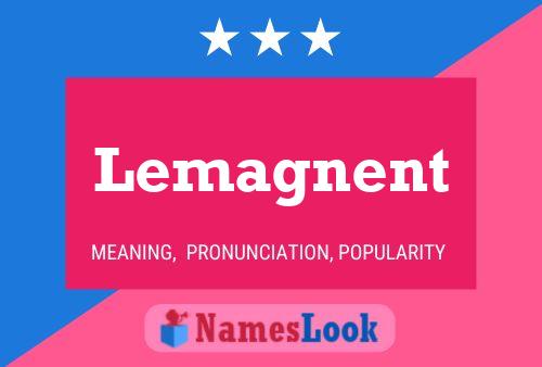 ملصق اسم Lemagnent