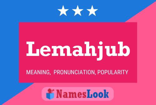 ملصق اسم Lemahjub