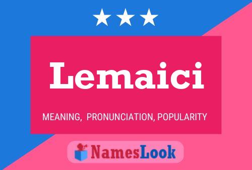 ملصق اسم Lemaici