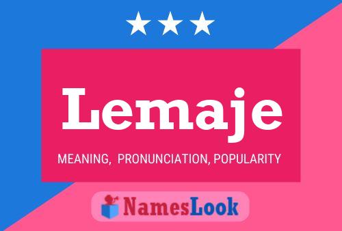 ملصق اسم Lemaje