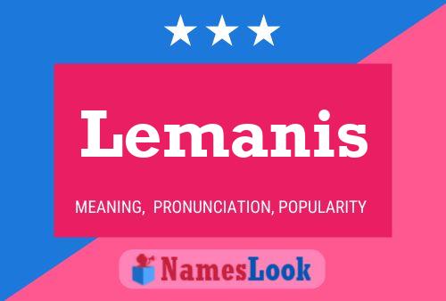 ملصق اسم Lemanis