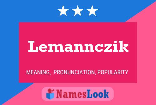 ملصق اسم Lemannczik