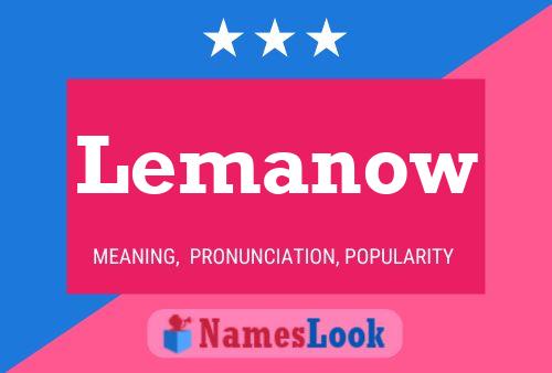 ملصق اسم Lemanow