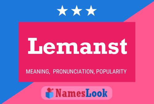 ملصق اسم Lemanst